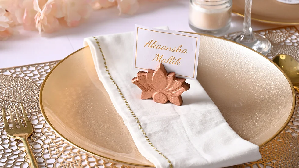 LOTUS NAME CARD HOLDER (SET OF 4,6 & 10) - Image 3