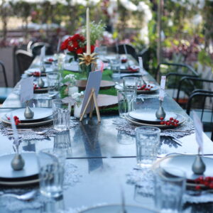 PEAR MENU CARD HOLDER (SET OF 4,6 & 10)